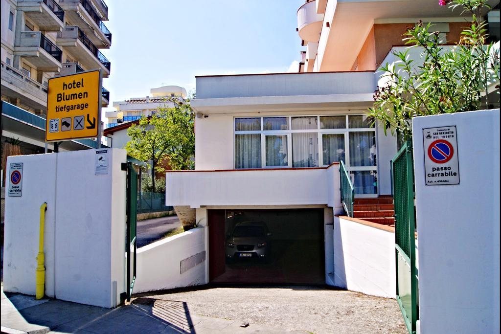 סן בנדטו דל טרנטו Hotel Blumen מראה חיצוני תמונה